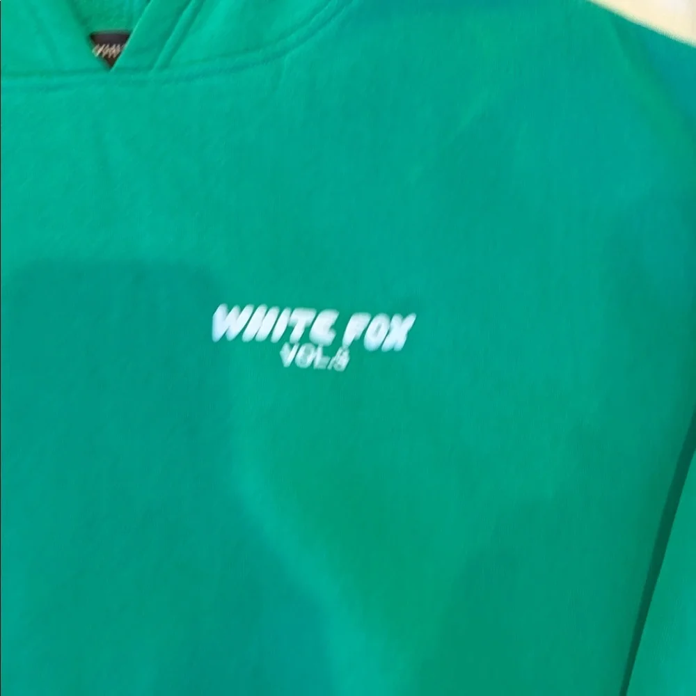 White Fox Boutique Green Hoodie - Picture 1 of 12